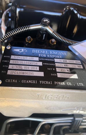 Diesel Engine Parameter of Self Loading Mixer AS-3.5