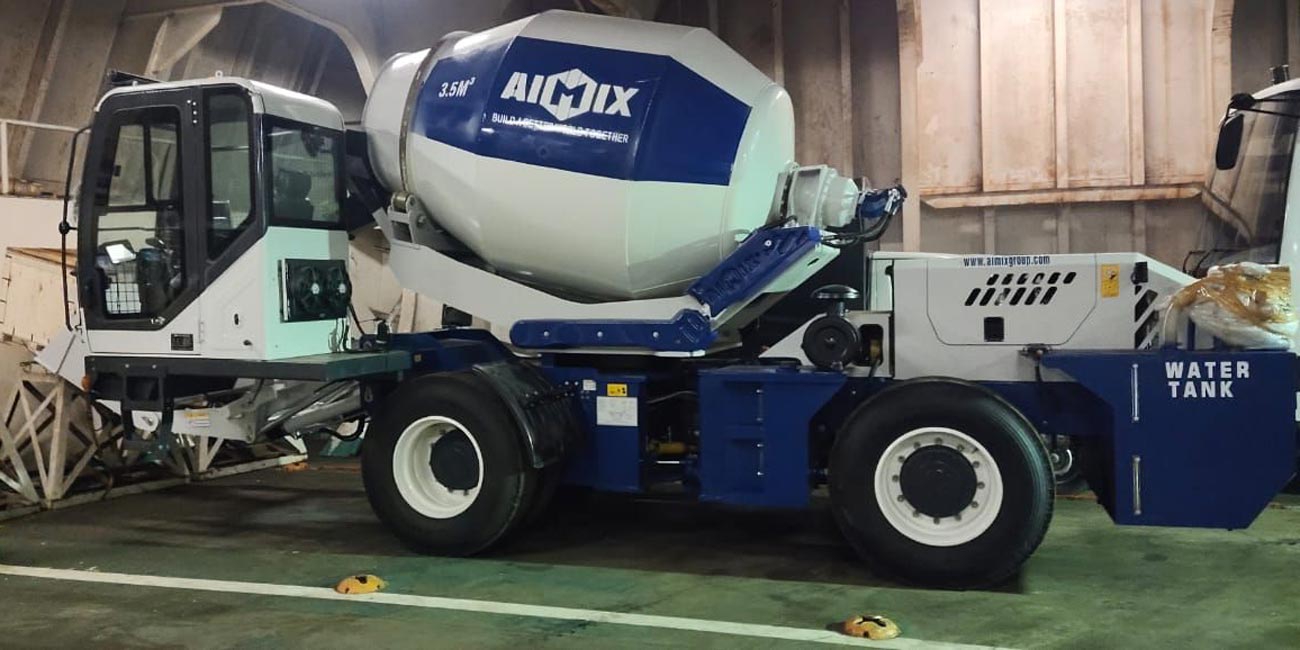 Indonesian Customer Getting Aimix Self Loading Mixer