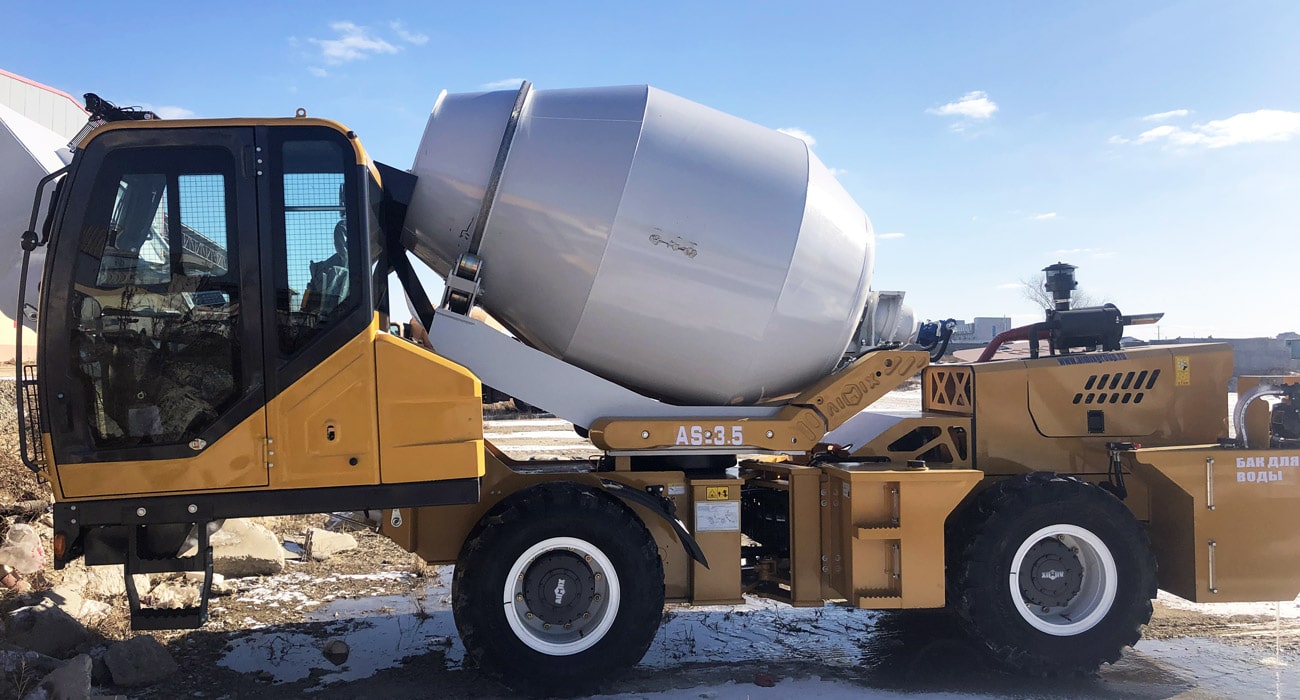 Transporting AS-3.5 Self Loading Mixer Truck to Kyrgyzstan in March 2022