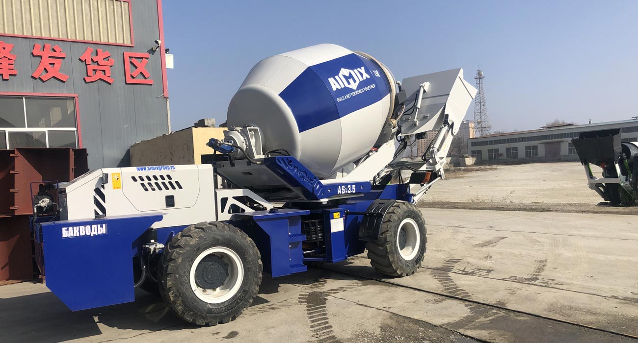 Delivery of Aimix AS-3.5 Self-loading Mixer to Makhachkala