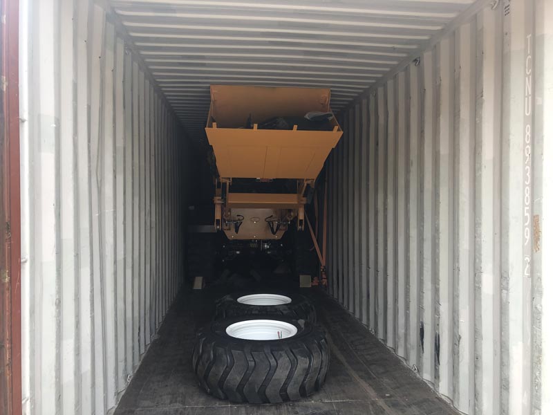Loading Self Loader Mixer to Guatemala