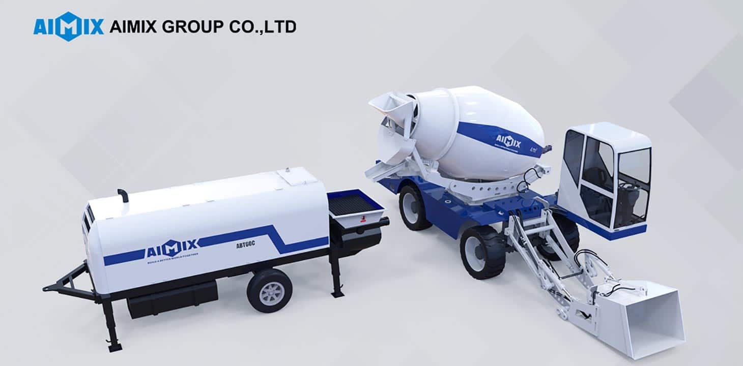 Self Loading Concrete Mixer With Pump in Singapore