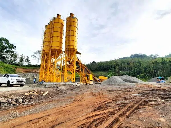 AJ90 RMC Plant for hydropower project