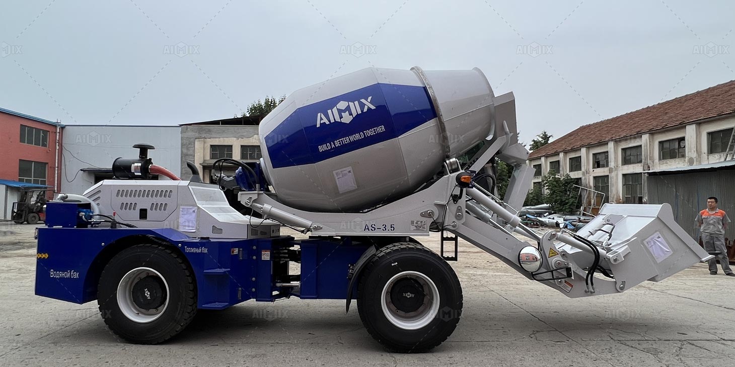 AS-3.5C Self Mixing Concrete Truck Was Delivered to Russia