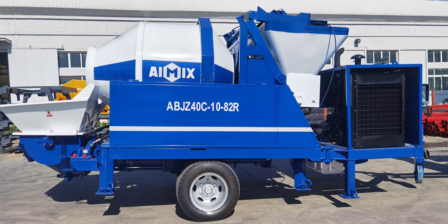 Aimix ABJZ40C Diesel Mixer Pump Was Exported to Indonesia