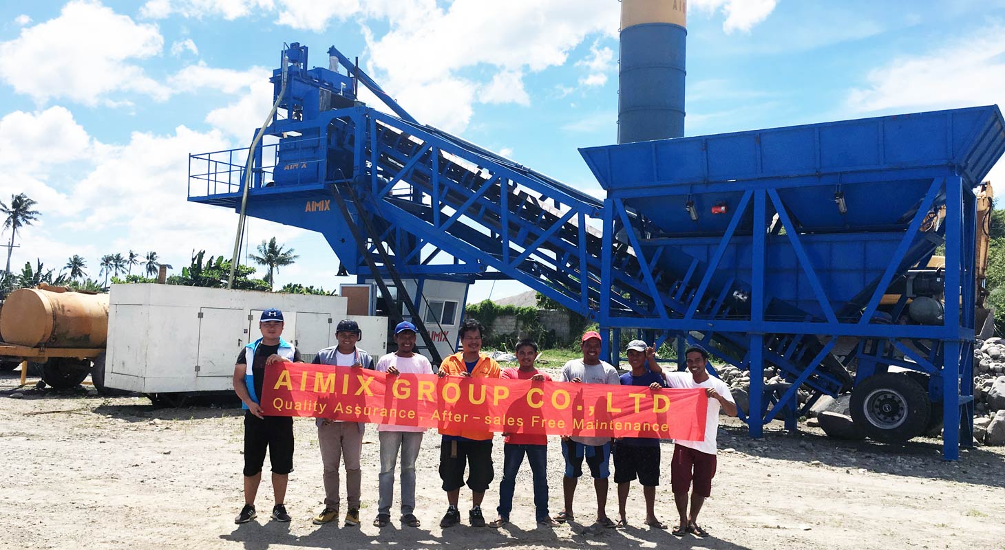Aimix best after-sales service for concrete plant