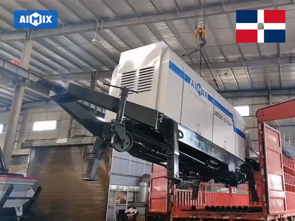 Exporting ABT60C Diesel Concrete Pump to The Dominican Republic