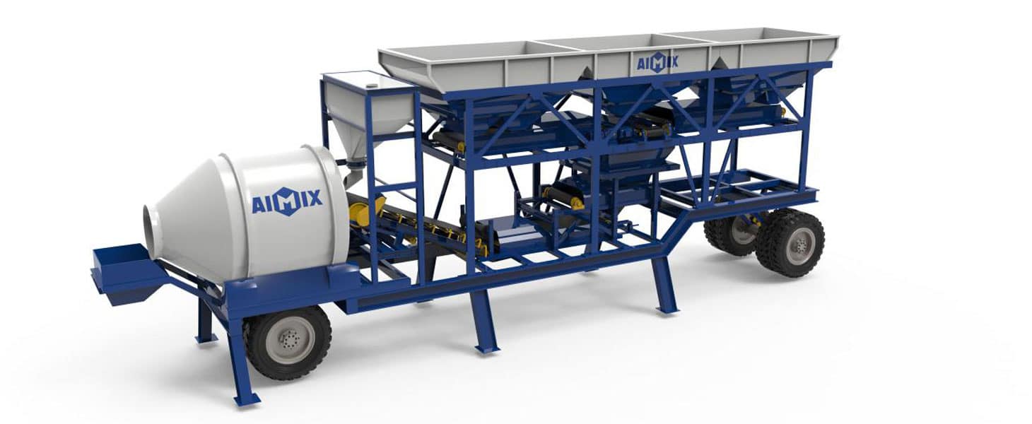 Newly Designed Mini Mobile Batching Plant