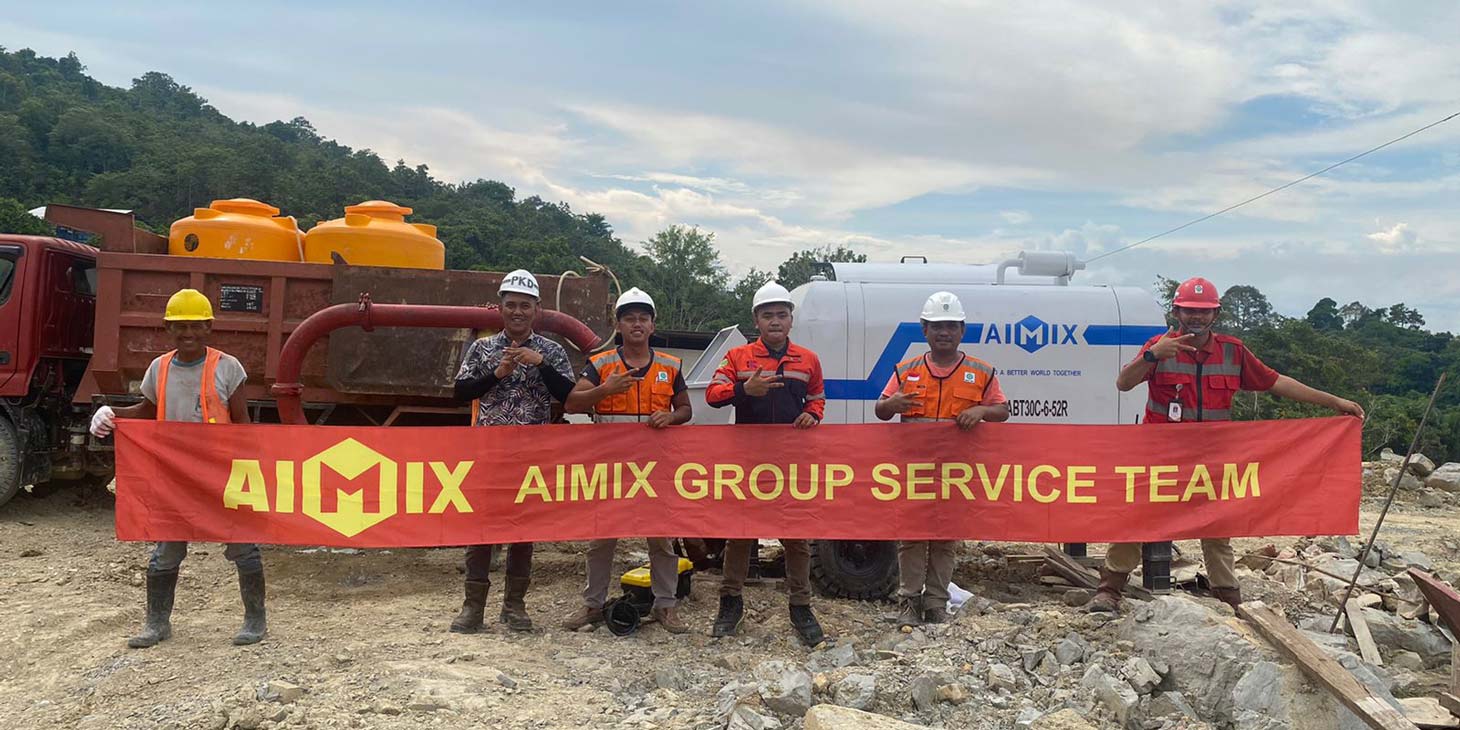 After-sales Service for Concrete Pump Machine in Indonesia