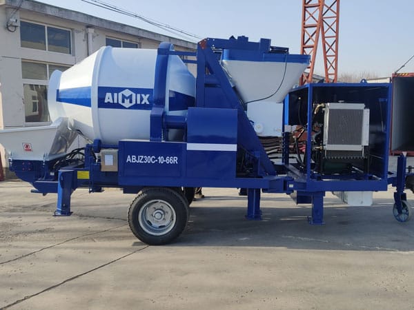 ABJZ30C Concrete Mix Pump in Bolivia