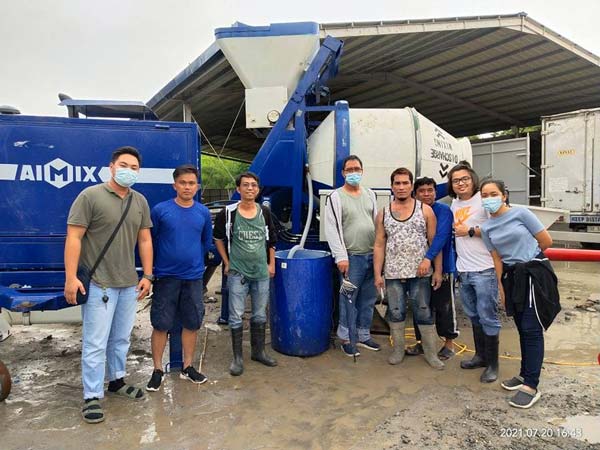 Aimix Concrete Mixer Pump for Warehouse Construction