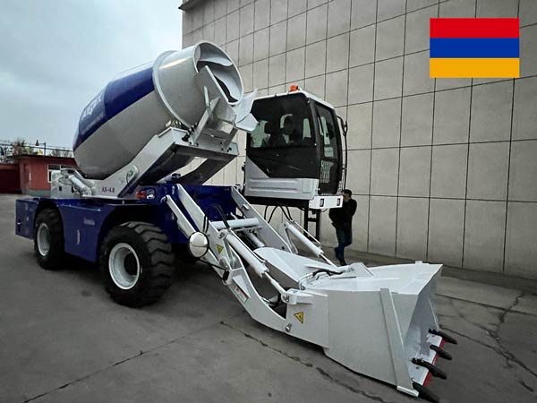Exporting AS-4.0 Self Loader Mixer to Armenia