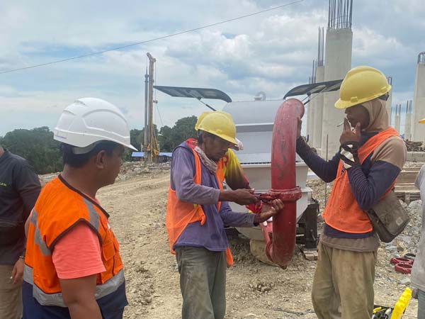 Mini Concrete Pump Installation