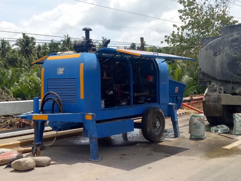 Mobile Concrete Pump For Road Construction