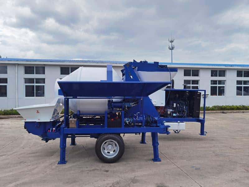 ABJZ30C Diesel Pump Mix Concrete in Peru