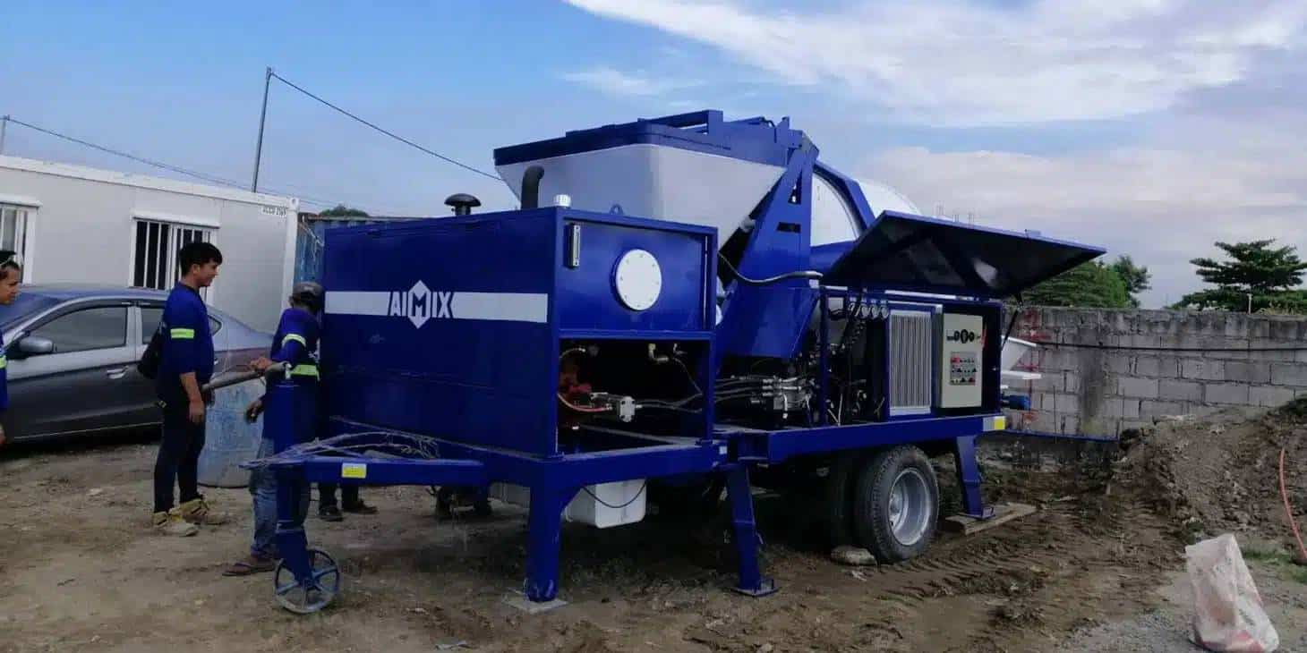 AIMIX Concrete Mixer and Pump Performance