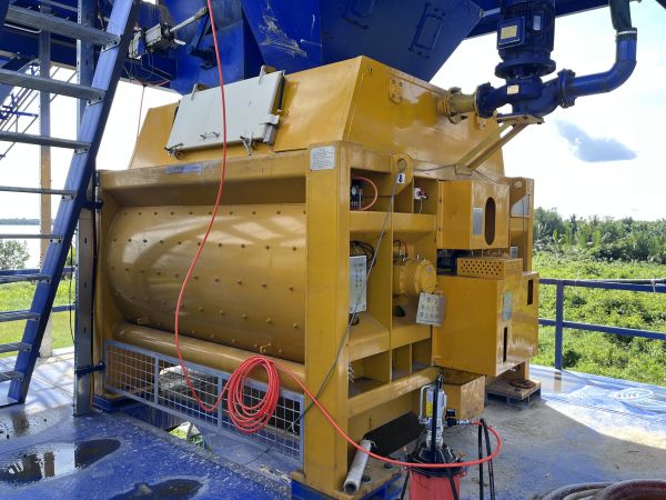 Installing Concrete Mixer Machine