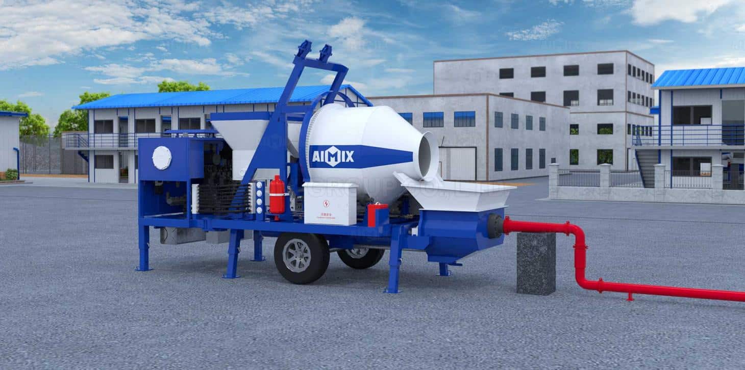 Aimix Concrete Mixer Pump in Chile