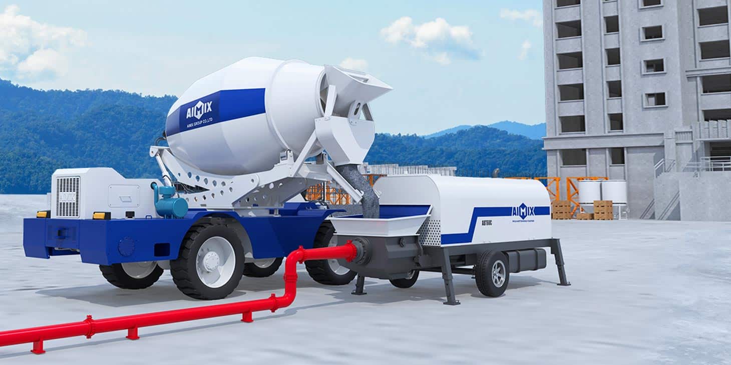 Self Loading Concrete Mixer with Pump Chile