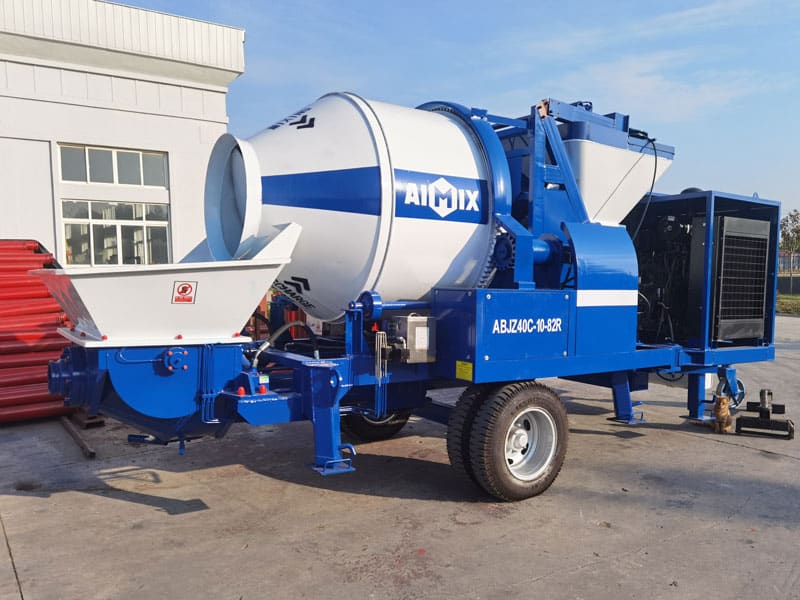 ABJZ40C Diesel Concrete Mixer and Pump