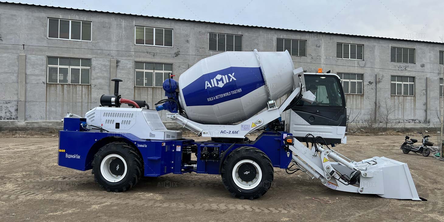 AS-2.6 Concrete Self Loading Mixer Was Exported to Russia