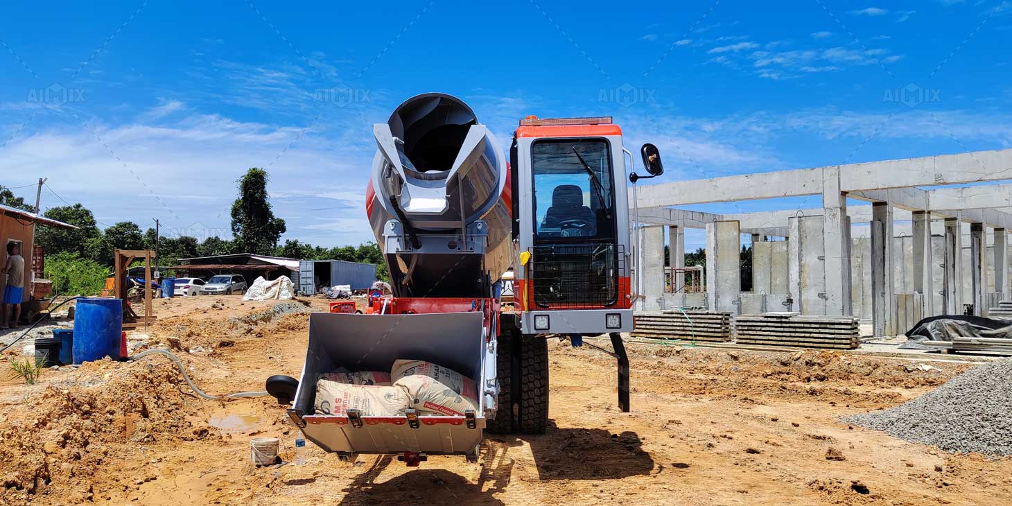 AS-3.5 Self Loading Mixer Working in Malaysia