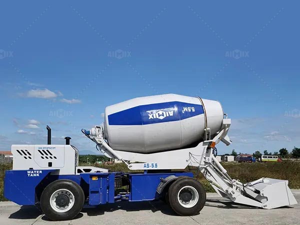 AS-5.5 self loader concrete mixer machine