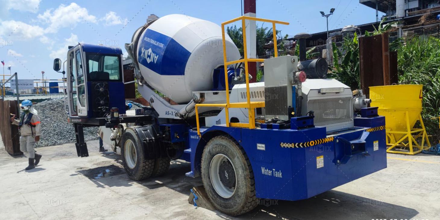 Final Choice of AS-3.5 Self Loading Mixer for Flood Protection Project