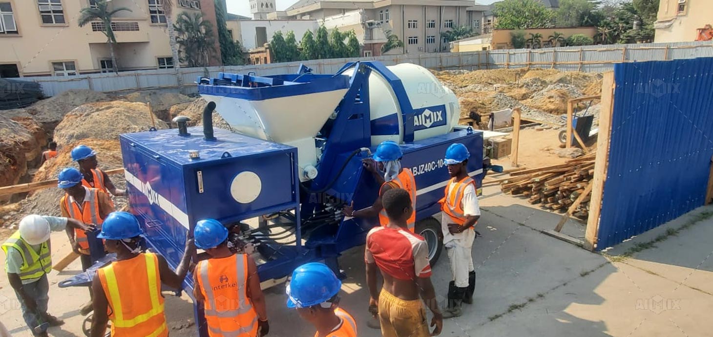 Empowering Rural Construction Through Concrete Mixer Pump And Wheel Loader