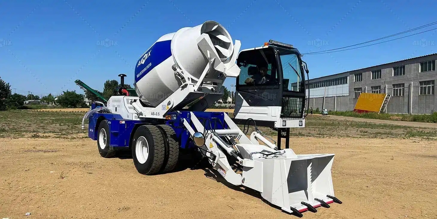 self loading concrete mixer NZ