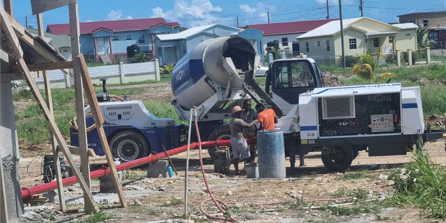 ABT40C Trailer Mobile Pump Concrete for House Construction