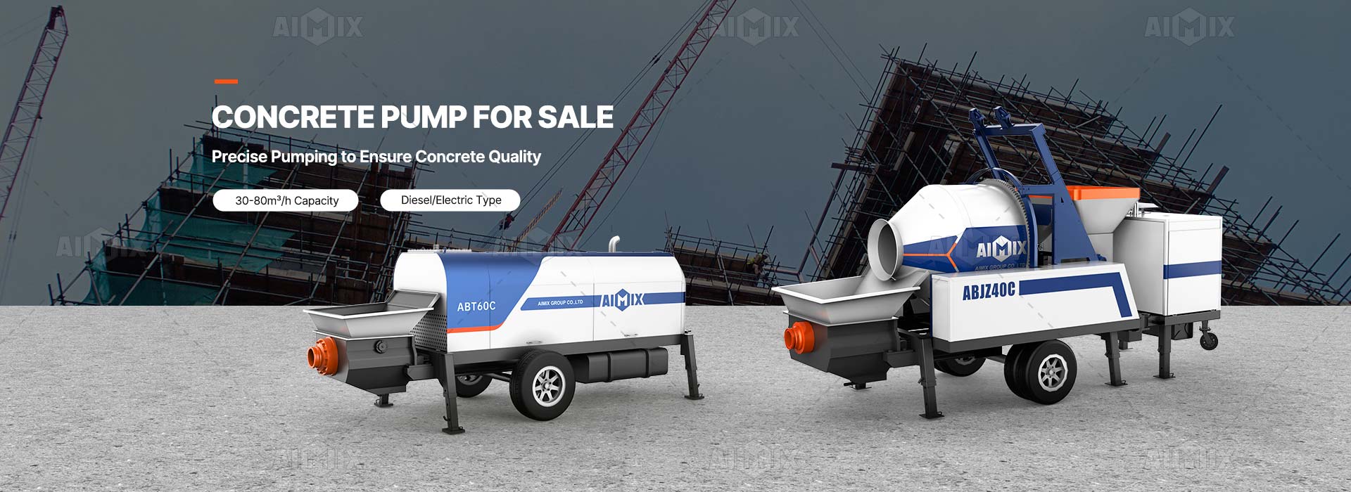 concrete Pump machine in AIMIX Group