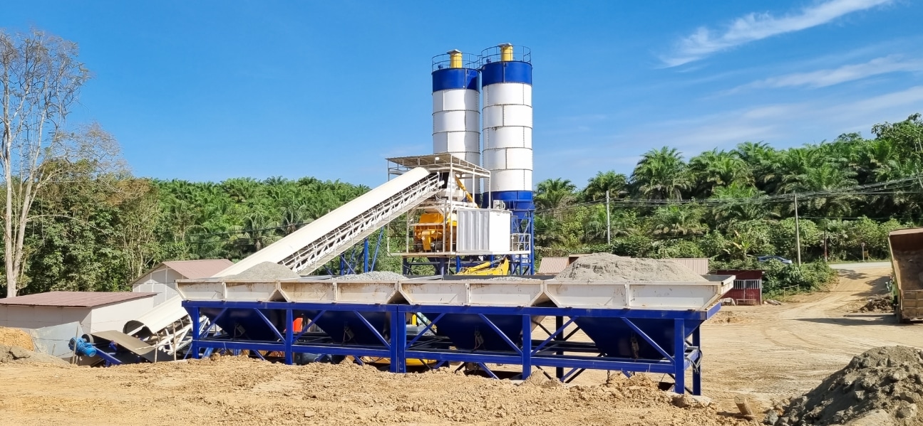 AJ60 Commercial Concrete Plant for Commercial Concrete Production In the Philippines