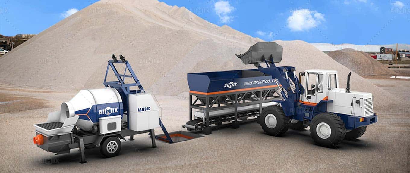 Concrete Batching Machine and Concrete Mixer Pump