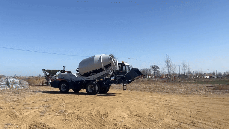 transporting concrete mixture on-site