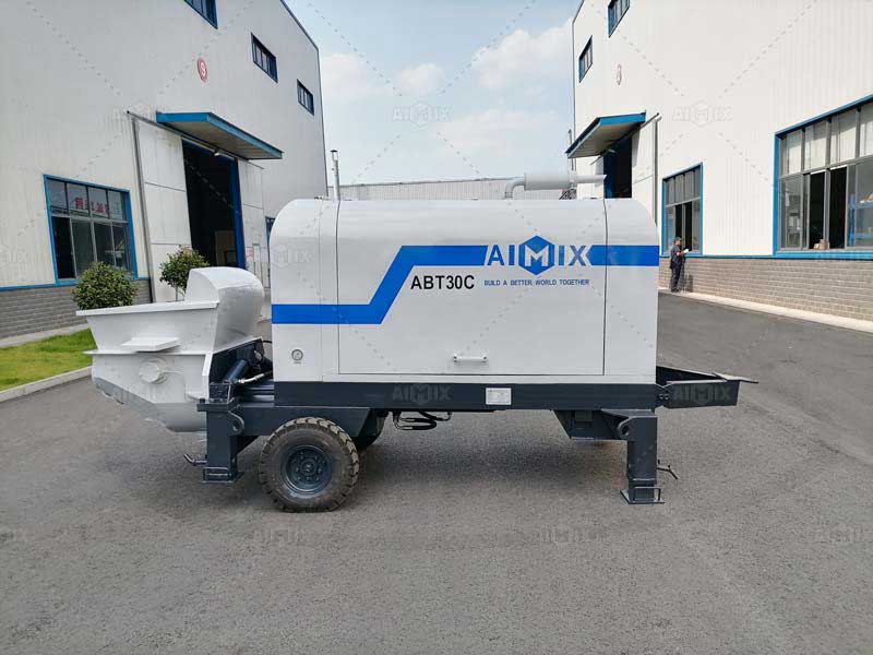 ABT30C Trailer Pump Machine in AIMIX Factory