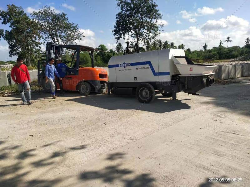 ABT40C Portable Trailer Pump for Factory Construction