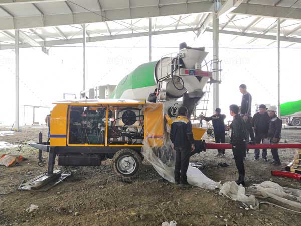 ABT40C Stationary Line Pump for Warehouse construction