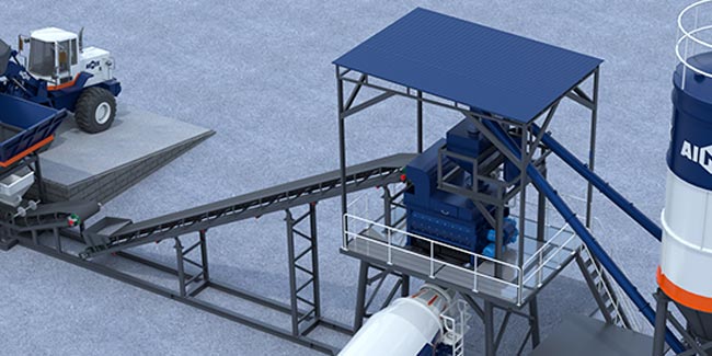 JS concrete mixer system