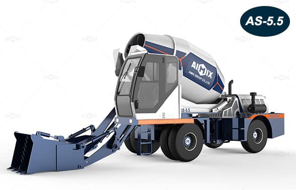 AS-5.5 Concrete Mixer Loader in Indonesia
