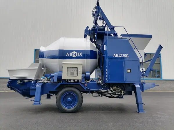 ABJZ30C Diesel Type Small Concrete Mixer Pump