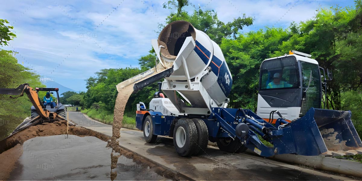 self loading mixer for road improvement in Kenya