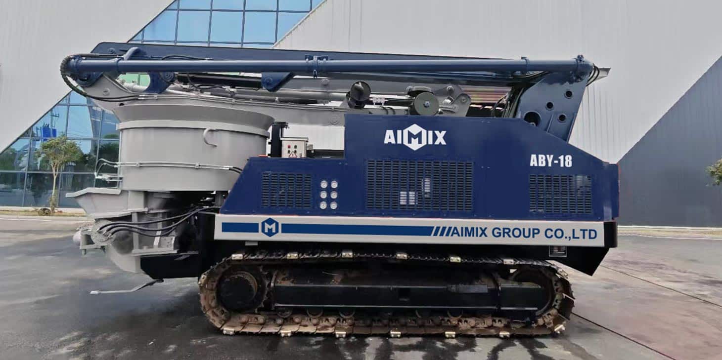 18m boom pump with crawler chassis for sale in Guatemala