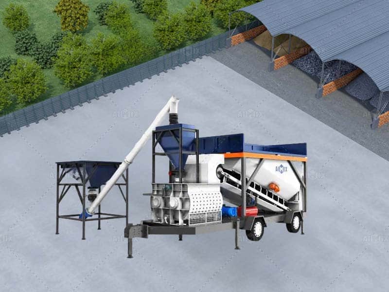 AJSY35 Portable Batch Plant