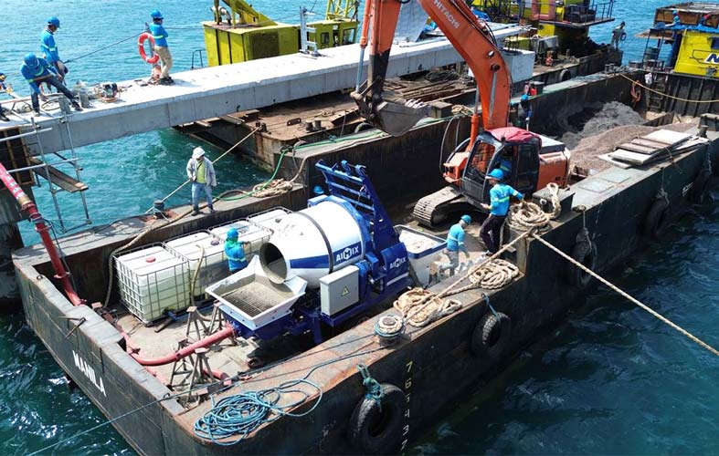 ABJZ40D electric Mixing Pump for Seaside Trestle Project
