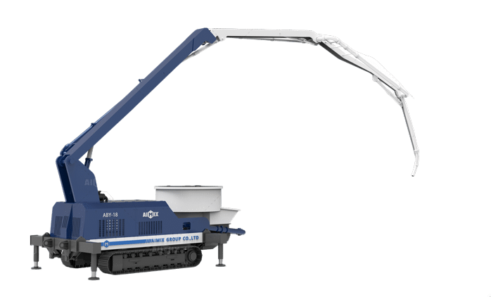 ABY-18 Crawler Boom Concrete Pump Mixer