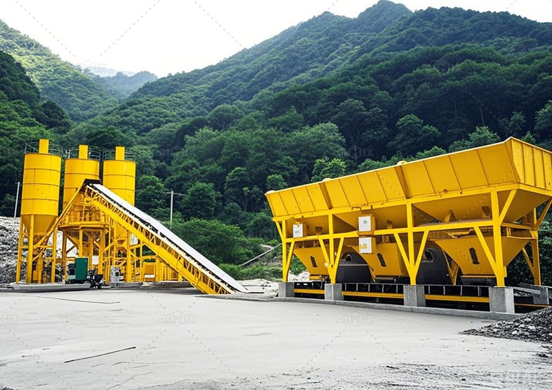 AJG-90 Concrete Batching Plant for Highway Construction