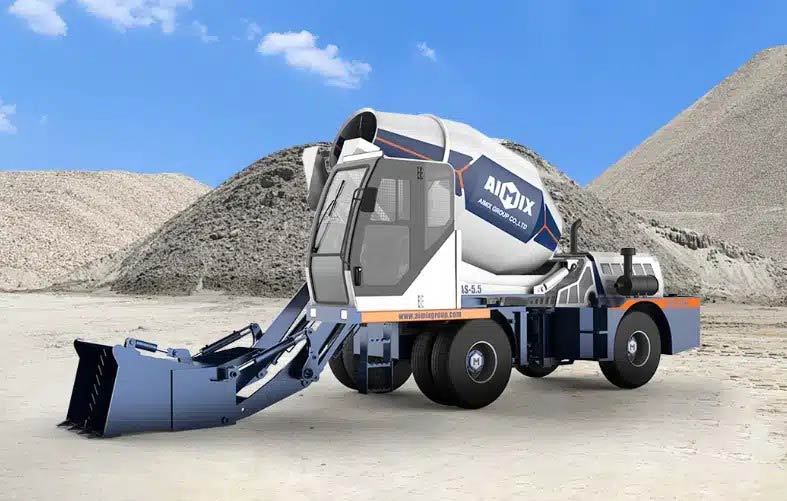 AS-5.5 Larger Self Mixing Concrete Truck in Nigeria