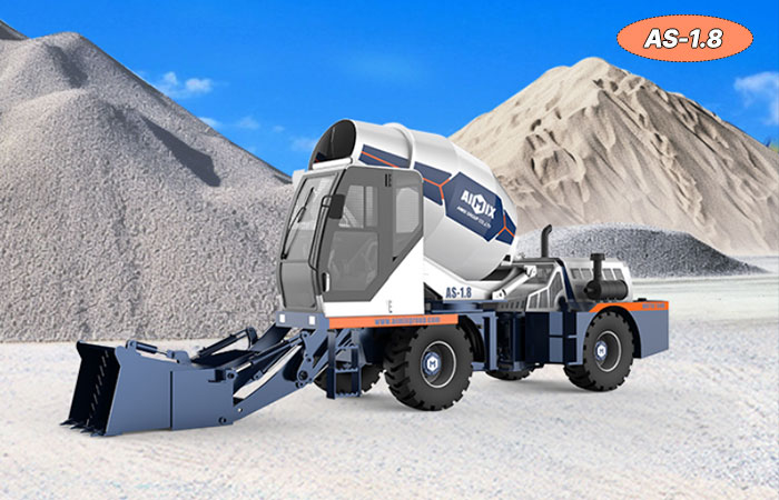 AS-1.8 small self loader mixer truck USA