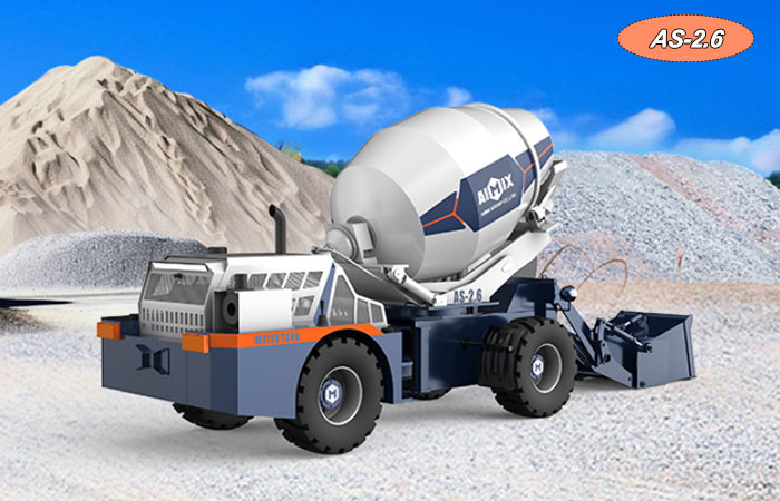 AS-2.6 self loaded concrete mixer in USA